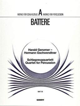 Percussion Quartet GeWV 343 Standard