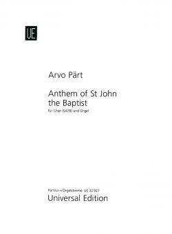 Anthem Of St John The Baptist 