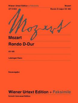 Rondo D Major K 485 
