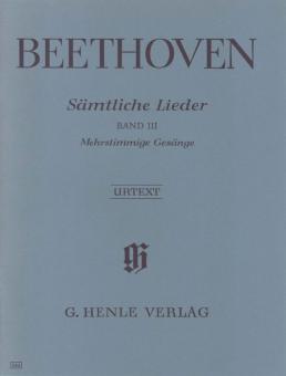 Complete Songs for Voice and Piano Vol. III 