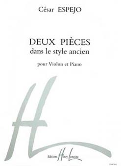 2 Pieces dans le style ancien 