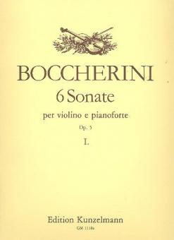 6 Sonatas for Violin and Piano, Op. 5 Vol. 1 