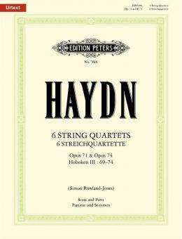 6 String Quartets Op. 71 and Op. 74 Hob. III: 69-74 