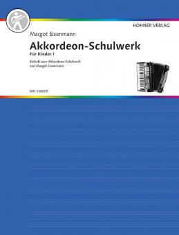 Akkordeon-Kinderspiel Beiheft 1 für Kinder 