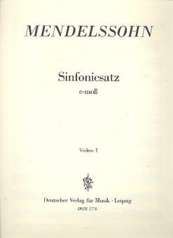 Sinfoniesatz c-moll 