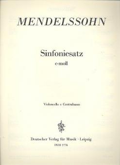 Sinfoniesatz c-moll 