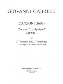 Canzonas 1 & 2 