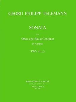 Sonata in A minor TWV 41:a3 