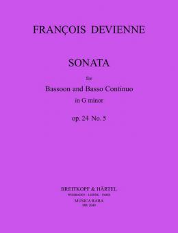 Sonata in G minor Op. 24/5 