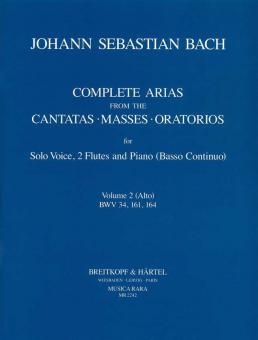 Complete Arias from the Cantatas, Masses, Oratorios Vol. 2 