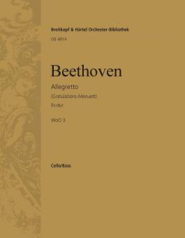 Allegretto E flat Major WoO 3 