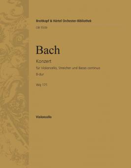 Violoncellokonzert B-Dur Wq 171 
