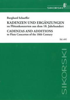 Cadenzas and Additions to Flute Concertos of the 18th Century 
