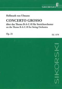 Concerto grosso on the Theme B-A-C-H 