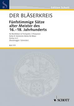 Fünfstimmige Sätze alter Meister des 16.-18. Jahrhunderts Standard