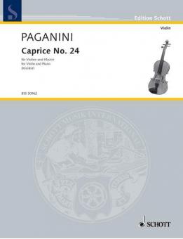 Caprice No. 24 A Minor Standard