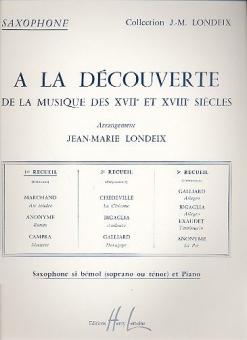 A La découverte de la musique des 17eme et 18eme siècles 1 