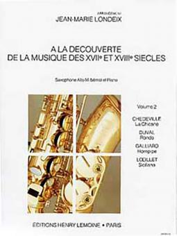 A La découverte de la musique des 17o et 18o siècles 2 