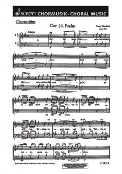 Der 23. Psalm op. 132 Standard