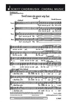 5 Chorlieder GeWV 17 Nr. 5 Standard