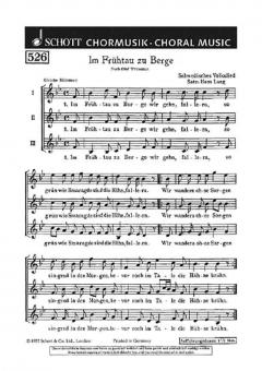 Im Frühtau zu Berge Standard