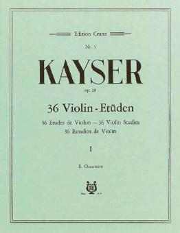 36 Violin Studies Op. 20 Vol. 1 