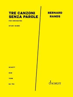 Tre canzoni senza parole Standard