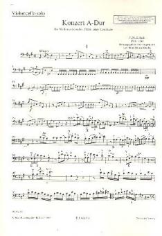 Concerto A major H 437-39, Wq 168, 172, 29 