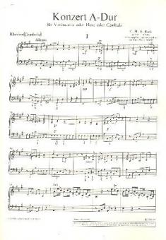 Concerto A major H 437-39, Wq 168, 172, 29 