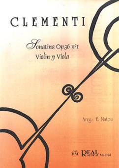 Sonatina Op. 36 No. 1, Para Violín Y Viola 