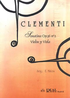 Sonatina Op. 36 No. 2, Para Violín Y Viola 