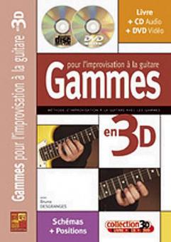 Gammes Pour L'Improvisation A La Guitare En 3D (CD+DVD) 