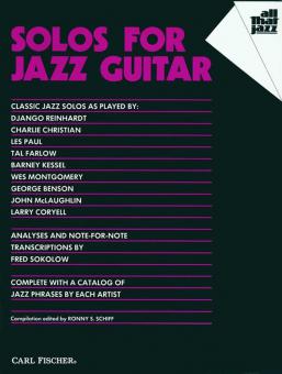 Solos For Jazz Guitar 