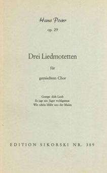 3 Lied-Motets 