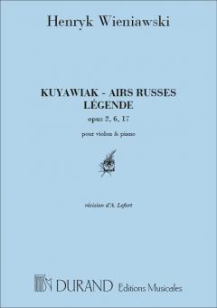 Legendes/airs Russes/kujawiak/mazurka Violon/Piano 