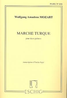 Mozart Marche Turque Pujol 1114 2 Guitares 