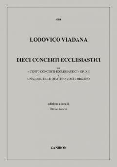 10 Concerti Ecclesiastici a 1 2 3 4 Voci 