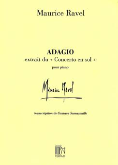 Adagio, Extrait Du concerto En Sol Transcription 
