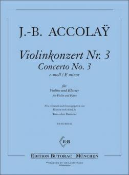 Violinkonzert Nr. 3 d-moll 