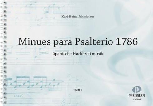 Minues para Psalterio 1786 