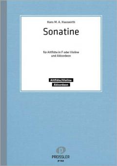 Sonatine für Akkordeon und Altblockflöte 