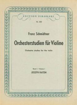Orchestral Studies for Violin 