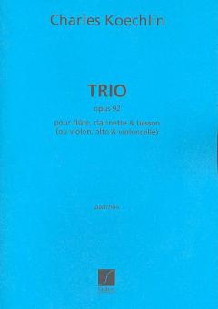 Trio Op.92 Fl/cl/fgt Poche 