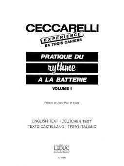 Pratique du rythme a la batterie 1 