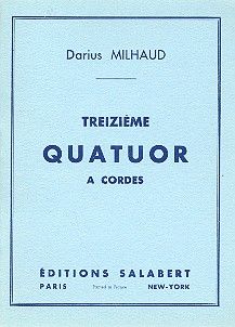 Quatuor Op. 268 Nr. 13 Poche 