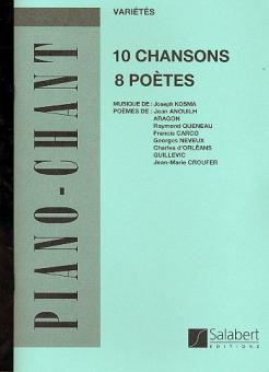 10 Chansons 8 Poetes 