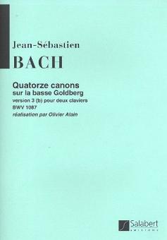 14 Canons sur la basse Goldberg BWV 1087 