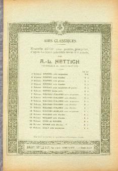 Airs Classiques Vol.10 (Hettich) Voix Elevee/ 