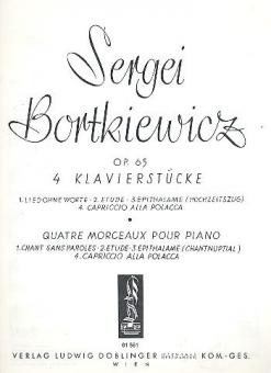 4 Piano Pieces Op. 65 