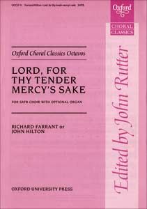 Lord, For Thy Tender Mercy's Sake 